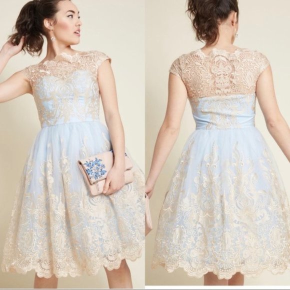modcloth lace dress